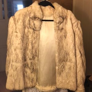 Genuine Rabbit fur coat